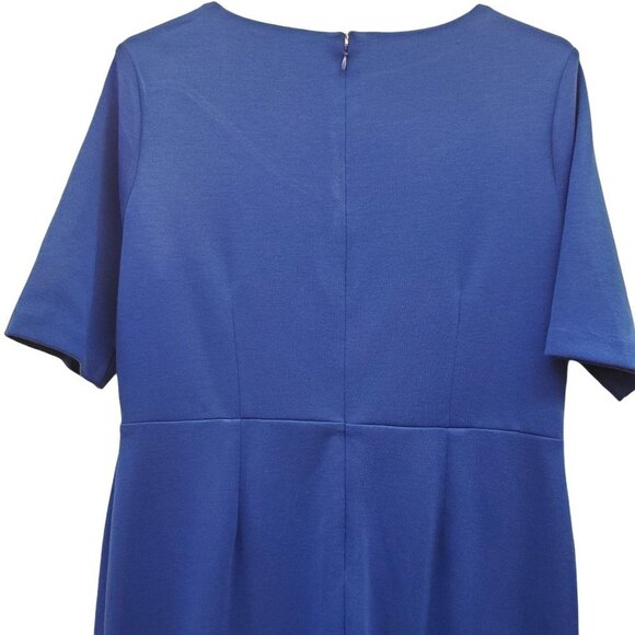 Minuet Short Sleeve Jewel Neck Dress - Picture 5 of 11